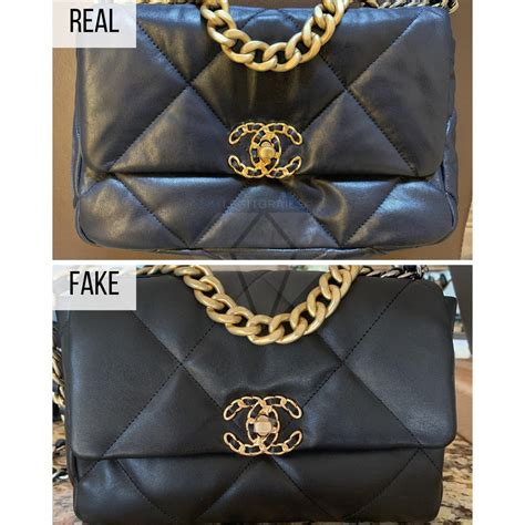 chanel 19 flap bag fake|chanel bag 19 price.